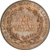 Reverse 2 Thaler 1847 B Hard Work Award