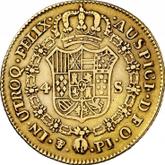 Reverse 4 Escudos 1806 PTS PJ
