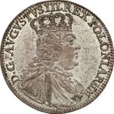 Obverse 6 Groszy (Szostak) 1753 EC Crown