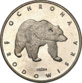 Reverse 100 Zlotych 1983 MW Pattern Bear