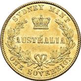 Reverse Sovereign 1859