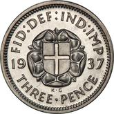 Reverse Threepence 1937 HP