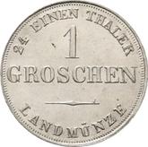 Reverse 1 Groschen 1837