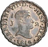 Obverse 2 Maravedís 1815 J