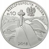 Obverse 10 Zlotych 2018 MW Polish Olympic Team - PyeongChang 2018