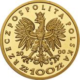 Obverse 100 Zlotych 2000 MW SW Jadwiga