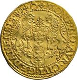 Reverse Ducat 1580 Danzig