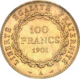 Reverse 100 Francs 1901 A