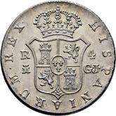 Reverse 4 Reales 1815 M GJ