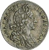 Obverse Sixpence 1700 Third laureate bust