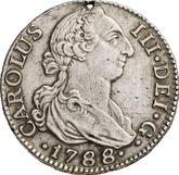 Obverse 2 Reales 1788 M DV