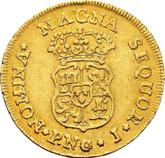 Reverse 2 Escudos 1763 PN J
