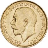 Obverse Sovereign 1911 P