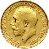 Obverse Sovereign 1915 P