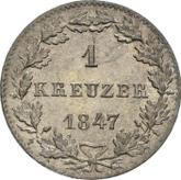 Reverse Kreuzer 1847