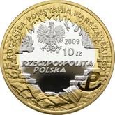 Obverse 10 Zlotych 2009 MW NR Krzysztof Kamil Baczynski