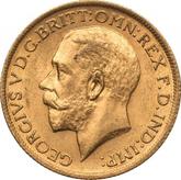 Obverse Sovereign 1924 S