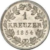 Reverse Kreuzer 1854