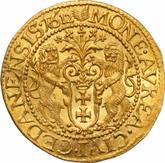 Reverse Ducat 1612 Danzig