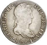 Obverse 4 Reales 1824 S JB