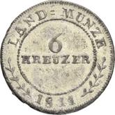 Reverse 6 Kreuzer 1811