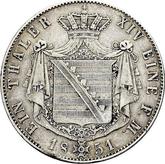 Reverse Thaler 1851 F