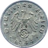 Reverse 1 Reichspfennig 1944 A