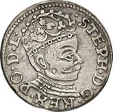 Obverse 3 Groszy (Trojak) 1582 Riga