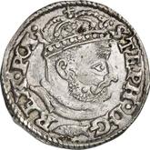 Obverse 3 Groszy (Trojak) 1580 Large head