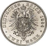 Reverse 2 Mark 1884 A Reuss-Gera