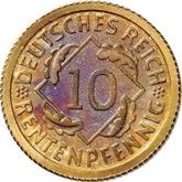 Obverse 10 Rentenpfennig 1924 F