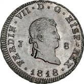Obverse 8 Maravedís 1818 J