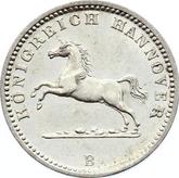 Obverse Groschen 1866 B