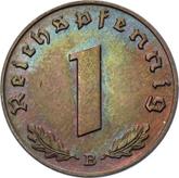 Obverse 1 Reichspfennig 1939 B