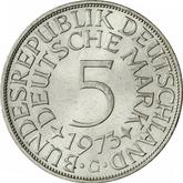 Obverse 5 Mark 1973 G