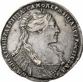 Obverse Poltina 1737 Type 1735
