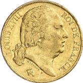 Obverse 20 Francs 1823 W