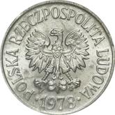 Obverse 20 Groszy 1978 MW