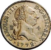 Obverse 4 Maravedís 1772