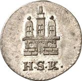 Obverse Dreiling 1832 H.S.K.