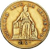 Reverse 2 Escudos 1849 So ML