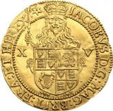 Obverse Spur Ryal no date (1619-1625) Third coinage