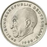 Obverse 2 Mark 1978 F Konrad Adenauer