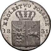 Obverse 10 Groszy 1831 KG November Uprising
