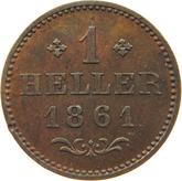 Reverse 1 Heller 1861