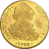 Obverse 8 Escudos 1786 PTS PR