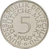 Obverse 5 Mark 1960 G