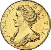 Obverse Five guineas 1703 Pre-Union