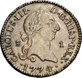 Obverse 1 Maravedí 1774