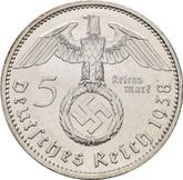 Reverse 5 Reichsmark 1938 A
